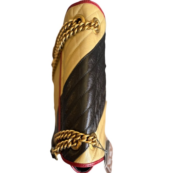 ✨ Gucci GG Marmont Small Matelassé Shoulder Bag – Rare Tricolor ✨ - Picture 11 of 16